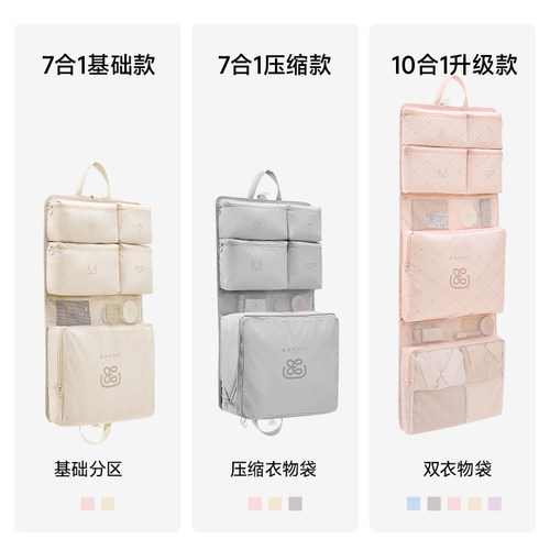 里序旅行收纳袋行李箱收纳整理包衣物内衣内裤分装袋出门方便携带 - 图3