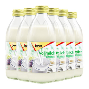 【进口】德国捷森全脂纯牛奶6瓶装
