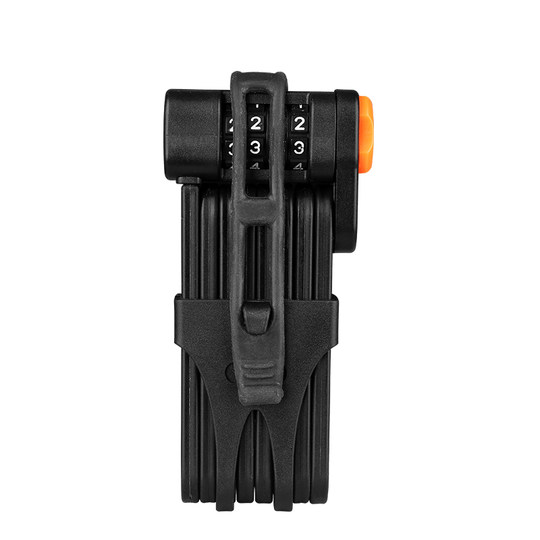 Permanent bicycle password folding lock