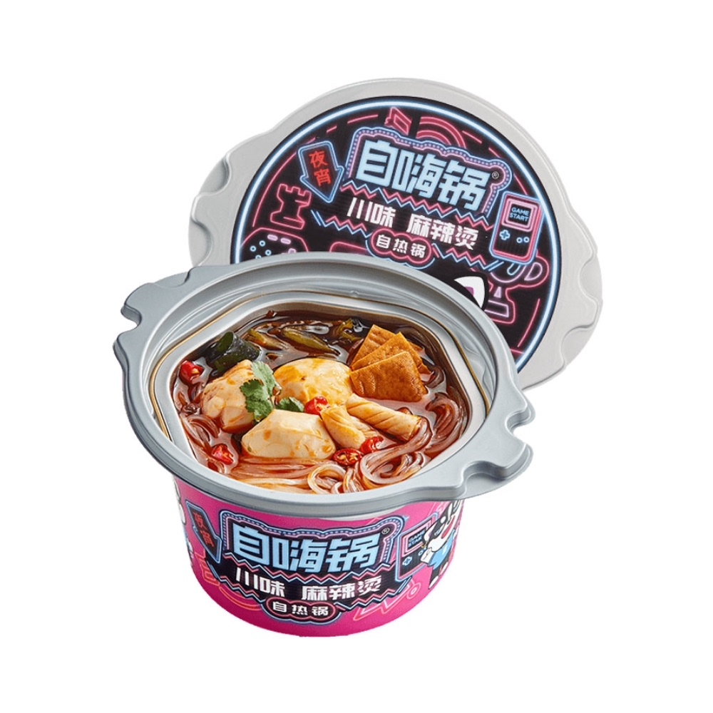 自嗨锅速食小火锅川味麻辣烫143g/桶即食方便夜宵锅-图0