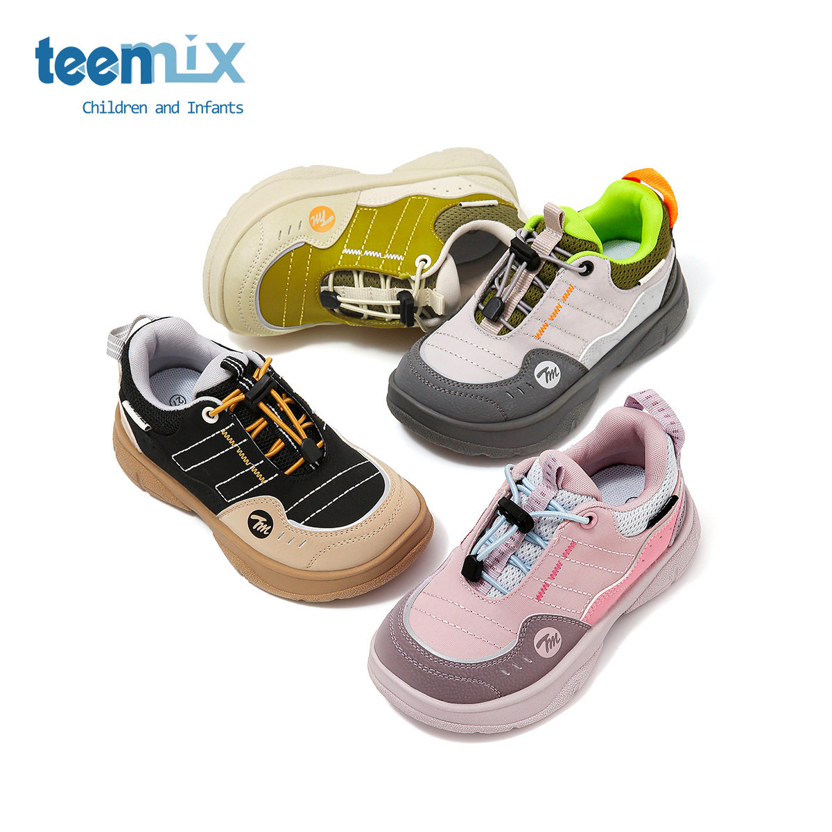 天美意童鞋2025年春秋新款女童软底舒适休闲鞋男童时尚百搭跑步鞋,淘宝优惠券,粉丝福利购,淘宝优惠卷