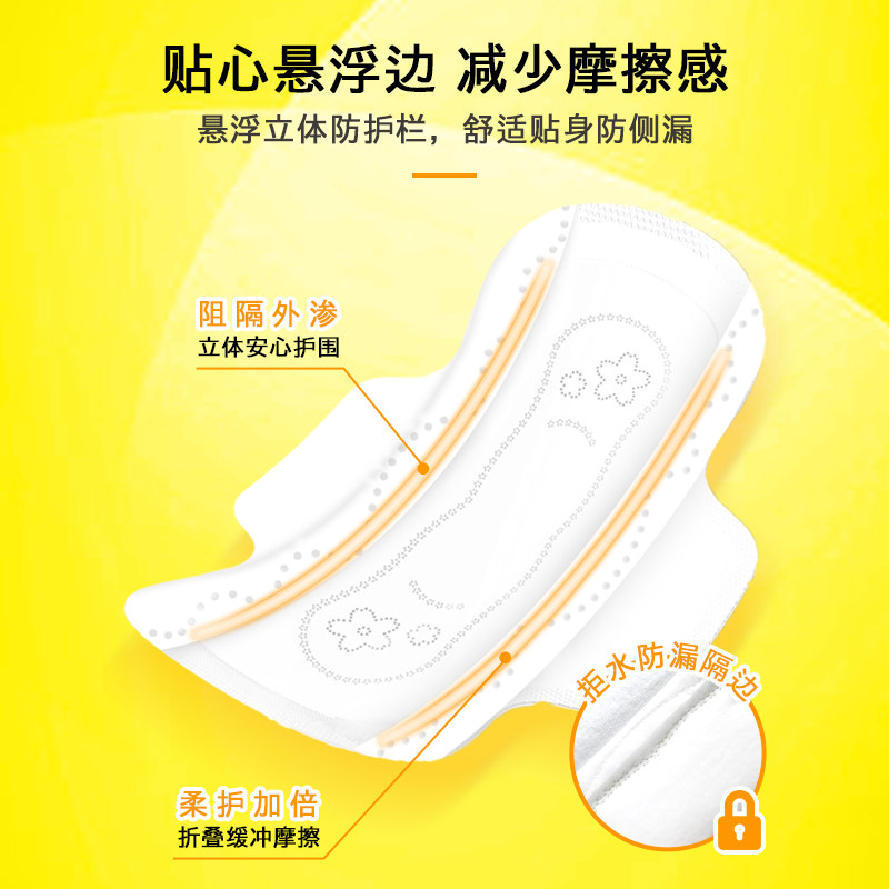 555日用卫生巾24包120片轻薄透气棉柔质感整箱热销姨妈巾,淘宝优惠券,粉丝福利购,淘宝优惠卷