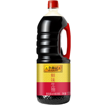 【下拉详情享优惠】李锦记鲜味生抽酱油一级非转基因黄豆1.5kg