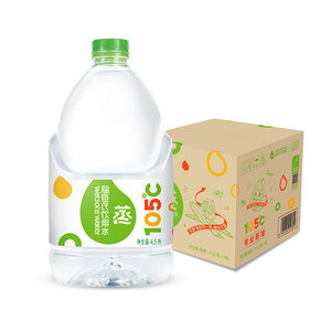 屈臣氏105℃蒸馏水饮用水高温蒸馏制法4.5L*4桶/箱桶装水整箱家用