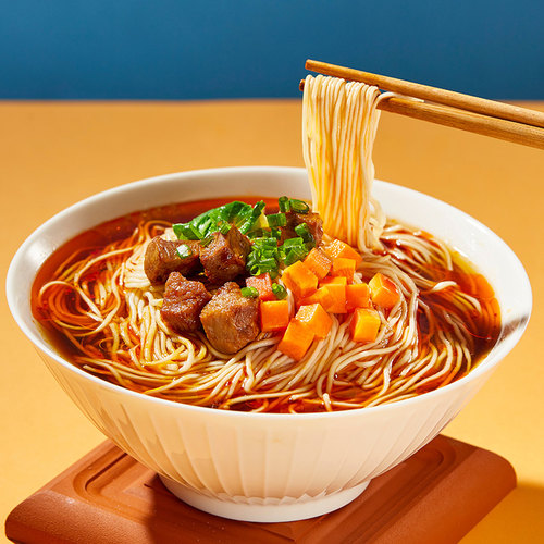 莫小仙私房牛肉面装方便冲泡面食免煮夜宵充饥即食速食品 - 图1