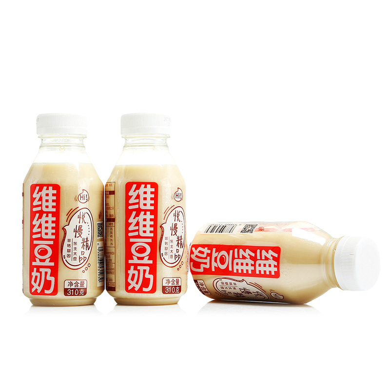 维维豆奶悦慢调制早餐加炼乳香浓豆乳蛋白饮料310g*6瓶 - 图1