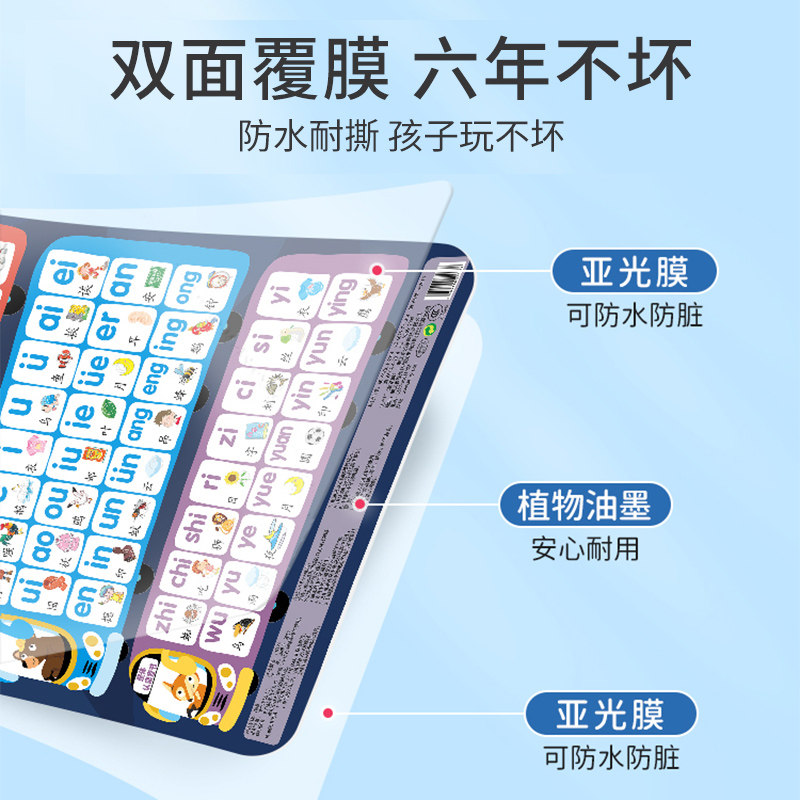 宝宝有声早教挂图1-3岁儿童新年礼物认知学说话益智玩具挂图墙贴,淘宝优惠券,粉丝福利购,淘宝优惠卷