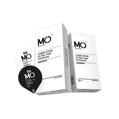 名流MO玻尿酸避孕套安全套9只*1盒情趣超薄润滑003男用女用成人