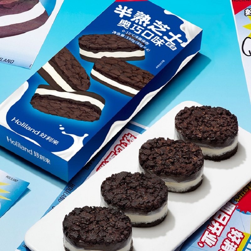 好利来半熟芝士奥巧味+迷你连萌糕点组合蛋糕零食甜品,淘宝优惠券,粉丝福利购,淘宝优惠卷