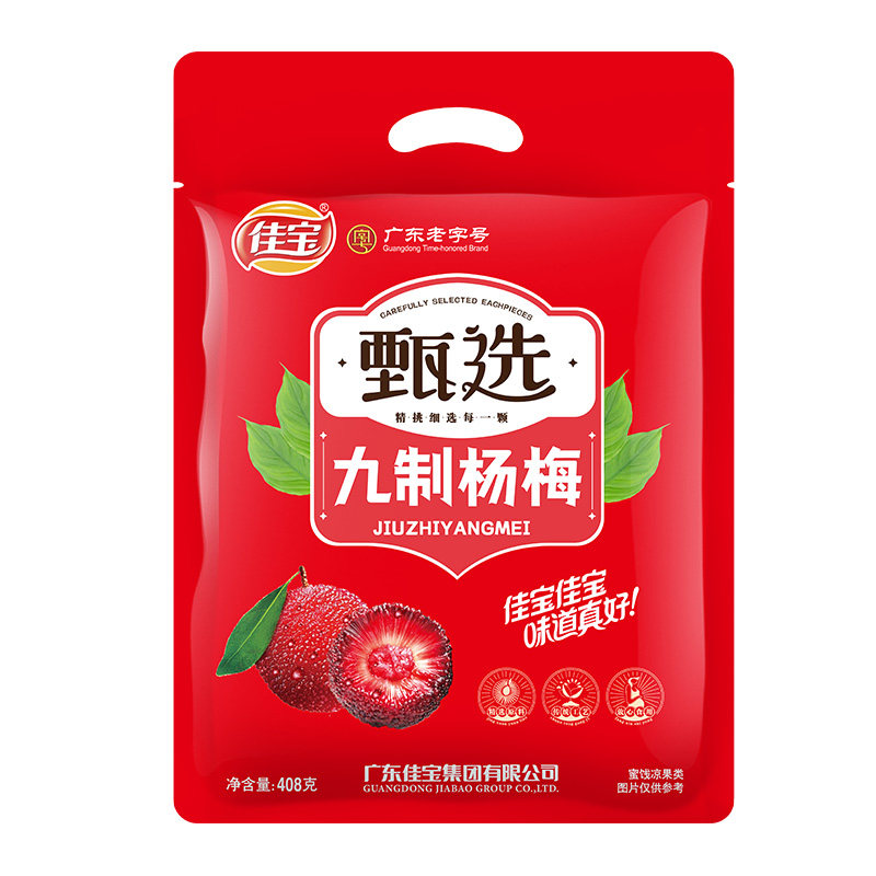 佳宝甄选九制杨梅酸甜蜜饯果脯408g话梅子儿童零食水果干推荐,淘宝优惠券,粉丝福利购,淘宝优惠卷