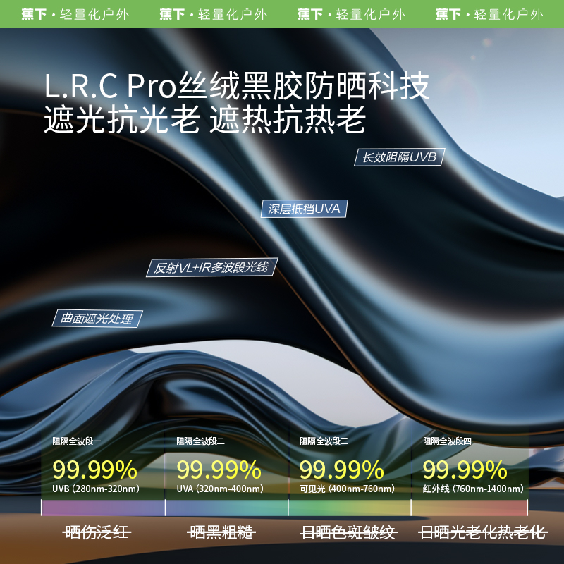 蕉下蛋卷帽防晒草帽女大檐空顶帽防紫外线环绕式全脸遮阳帽UL558