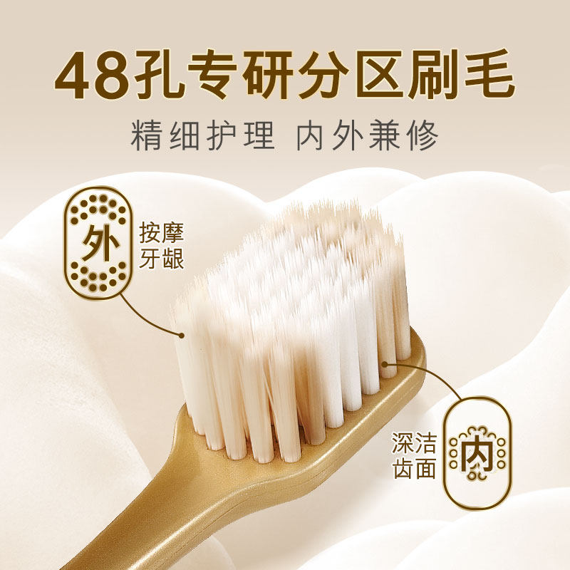 高露洁绵绵丝宽密丝牙刷小宽头软毛减少细菌滋生1支*2板+2支*1板,淘宝优惠券,粉丝福利购,淘宝优惠卷