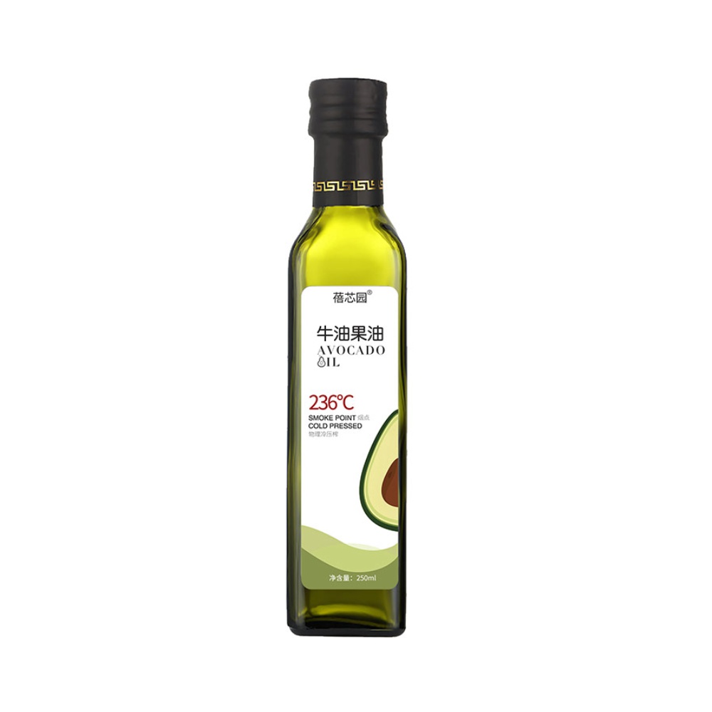 天猫超市蓓芯园牛油果油可搭配婴幼儿宝宝辅食可热炒食用油250ml进口原油0