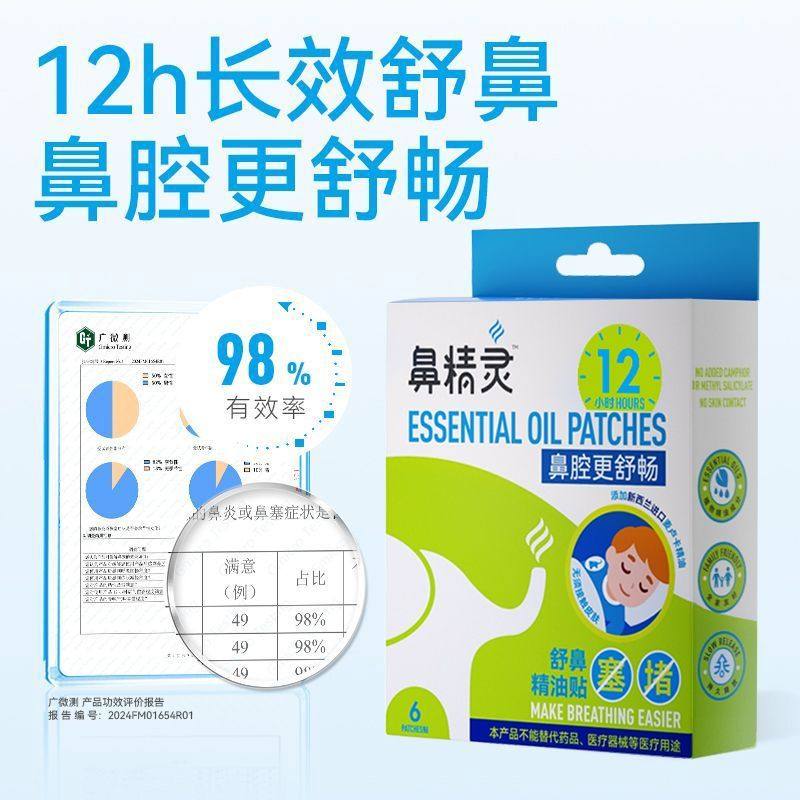 BEGGI鼻精灵通鼻贴儿童鼻堵通气鼻贴宝宝鼻通贴6贴*1盒,淘宝优惠券,粉丝福利购,淘宝优惠卷