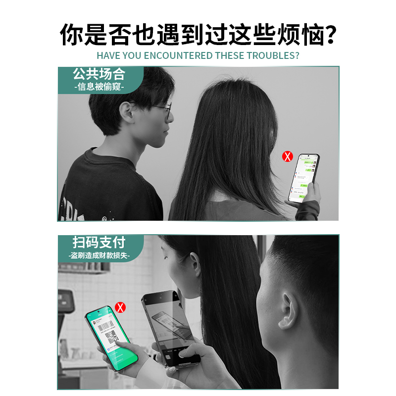 蓝猩先生荣耀500Pro钢化膜高清防窥honor400手机膜ar增透保护贴 - 图3