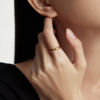 Chow Tai Fook Comfortable 18K Gold Ring for My Girlfriend