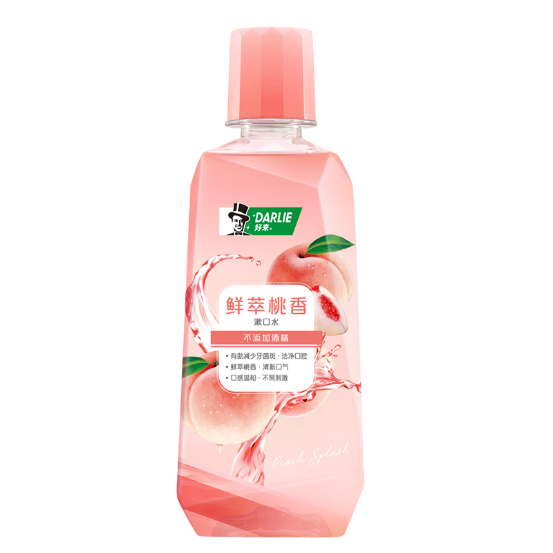 DARLIE好来(原黑人)漱口水鲜萃桃香500ml