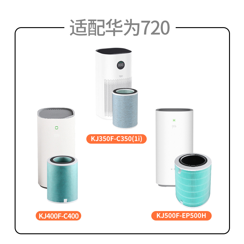 适配华为720智选空气净化器滤芯C400/C350li/EP500H/1pro除醛滤网 - 图0