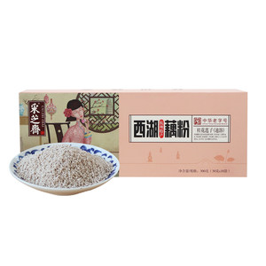 采芝斋中华老字号西湖藕粉300g/盒桂花莲子风味爽口沁脾盒装