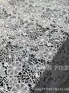 欧美重工串珠亮片羽毛网纱刺绣蕾