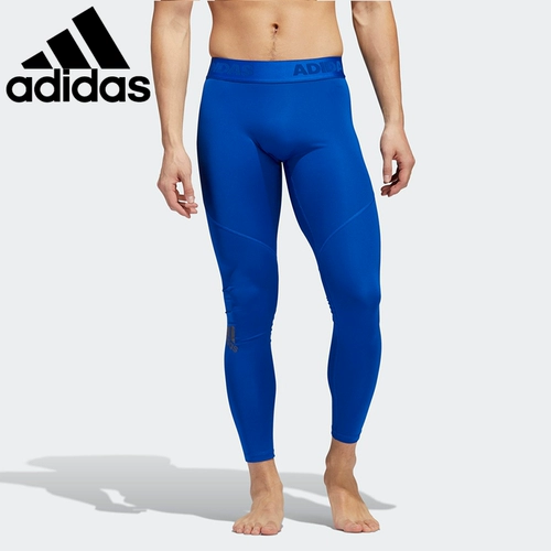 Adidas, зимние штаны, баскетбольный эластичный комбинезон для спортзала, для бега, в обтяжку