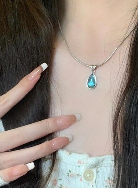 人鱼的眼泪海洋水滴吊坠