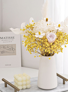 跨境八卦客厅黄铜挂件新款电商三件套花瓶治愈带珍珠棉包装酒店