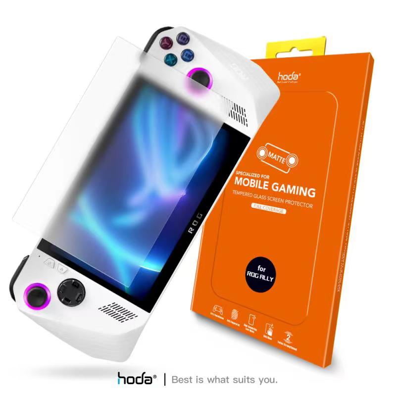 HODA适用于华硕rog8/8pro游戏手机膜rogphone6天玑版7pro钢化膜玩家国度rog7代蓝光磨砂高清ar增透掌机rogall - 图3