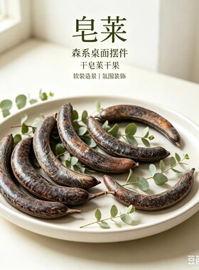 【皂荚果】月亮豆腊肠狗豆荚diy材料幼儿园手工果实创意花环相框