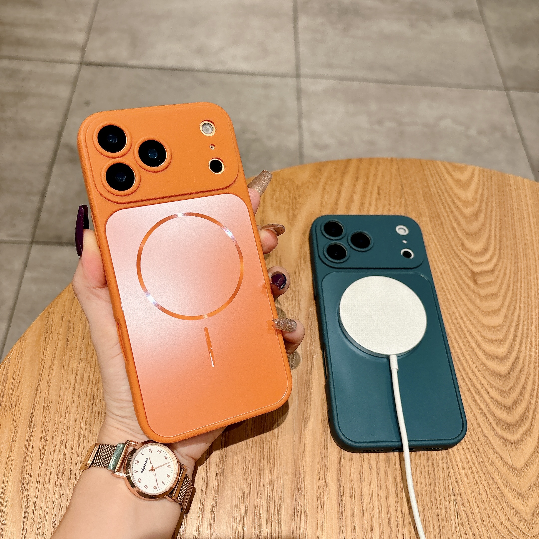 适用iPhone17 Air新款秒变17磨砂AG手机壳苹果16pro max星宇橙全包15 14 13磁吸防摔肤感大视窗保护套批发 - 图0