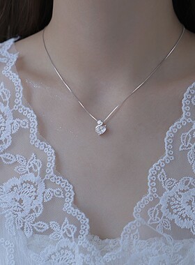 小天鹅项链女轻奢小众锁骨链2023年新款感轻奢吊坠送女友礼物