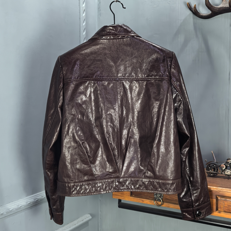2025秋冬新款真皮皮衣女绵羊皮翻领休闲百搭短款机车夹克,淘宝优惠券,粉丝福利购,淘宝优惠卷