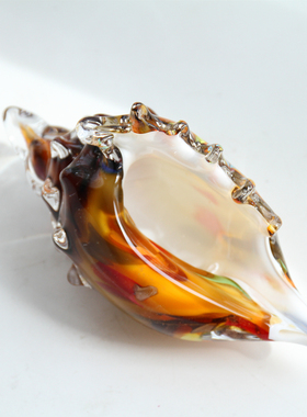 意器琉璃摆件海螺手工创意装饰品