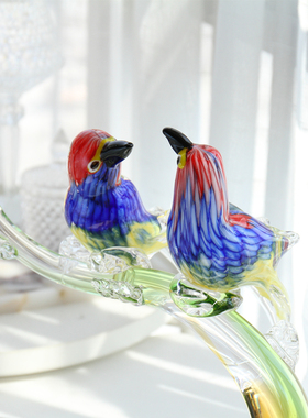 意器琉璃穆拉诺人脸手指艺术装饰