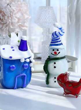 琉璃摆件蜂鸟小鸟可爱家居装饰品