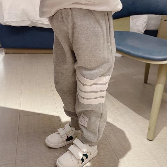 Four-bar sweatpants plus velvet and thickened thermal sweatpants and leggings