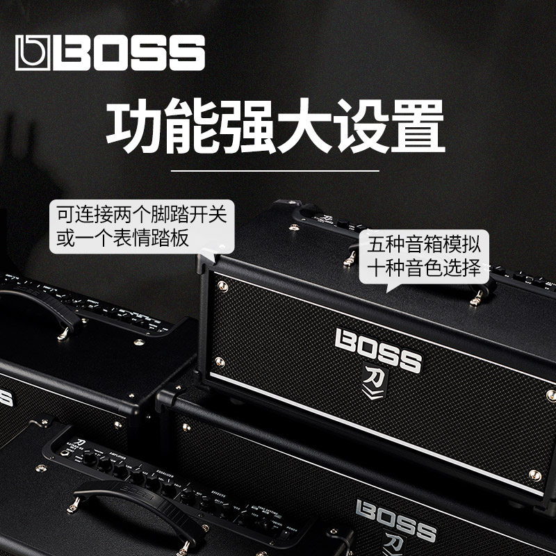 BOSS罗兰KATANA AIR MINI电吉他音箱KTN-50 100 110B刀系列贝斯司-图1