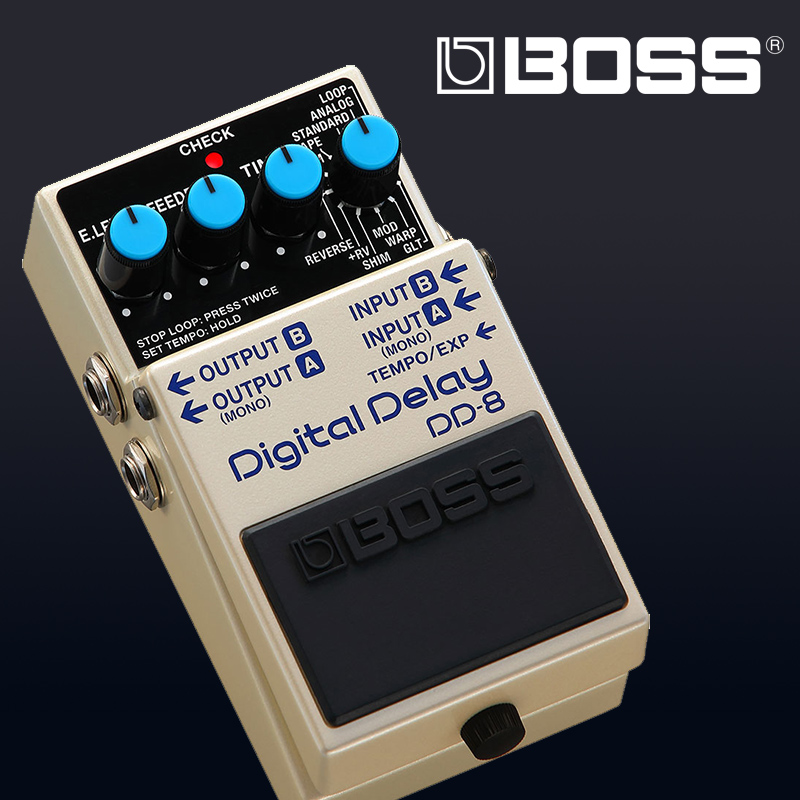 罗兰BOSS DD-8 数字延迟效果器LOOP乐句循环录音贝斯电木吉他单块 - 图1