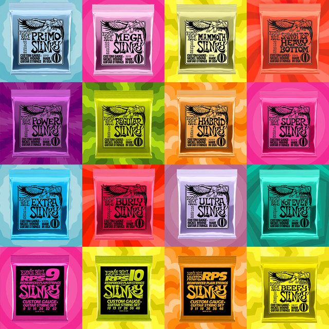 Licensed ernieball nickel plated electric guitar strings