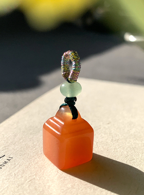 金丝玉雕刻方形印章玉石书画闲章