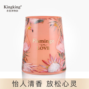 Kingking金王玫瑰之夜杯蜡香薰蜡烛杯卧室创意香氛结婚礼物礼盒