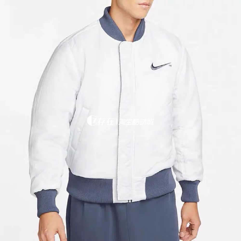 Nike/耐克男子两面穿大钩防风棒球服保暖飞行夹克 DR7021/DD6056-图2