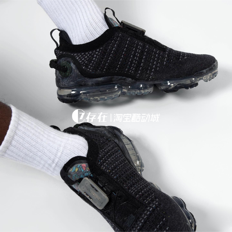 Nike/耐克 Air VaporMax 男子飞线编织气垫缓震跑步鞋 CJ6740-002 - 图0