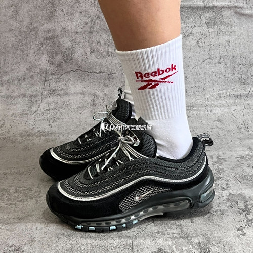 Nike/耐克 Air Max 97 男女气垫减震低帮复古跑步鞋 DV1486-162 - 图0
