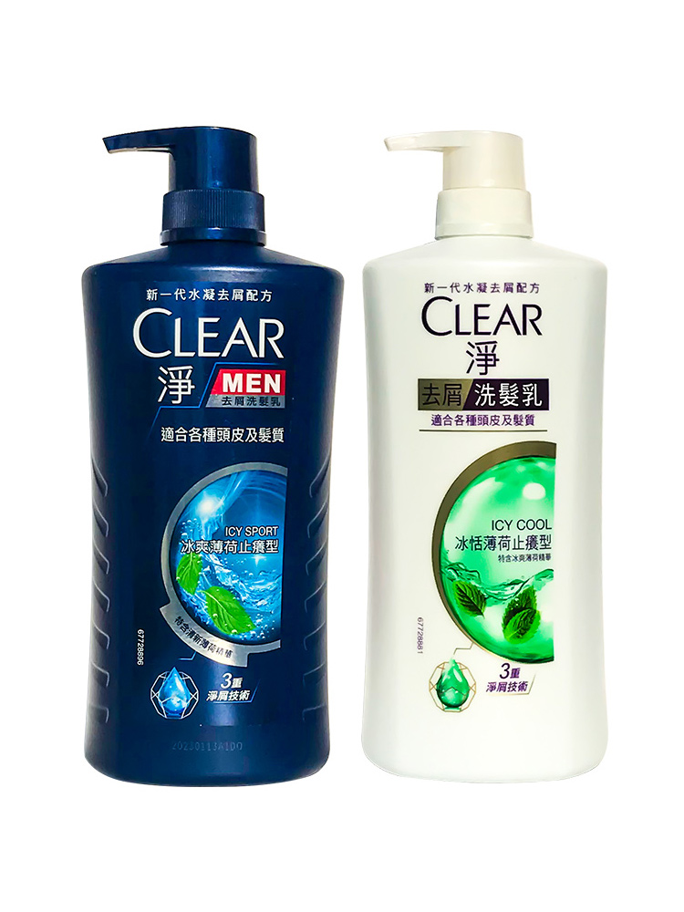 进口香港版CLEAR净/清扬洗发水去屑清爽薄荷控油滋润男女士750ml - 图3