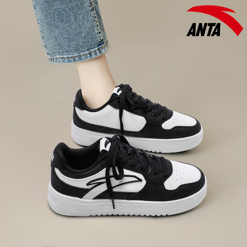 安踏板鞋女鞋休闲厚底学生轻便秋季新款小白鞋百搭官网旗舰运动鞋,淘宝优惠券,粉丝福利购,淘宝优惠卷