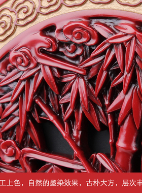 节节高家居客厅活性炭雕工艺品