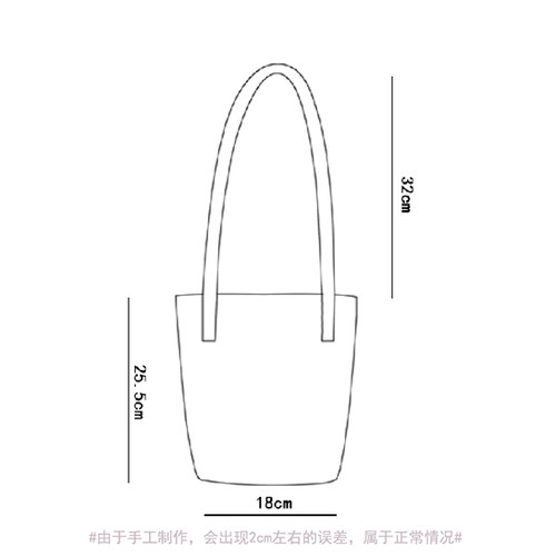 CJOOK宝宝头像帆布包定制照片印logo大容量细肩带单肩斜挎水桶包 - 图0