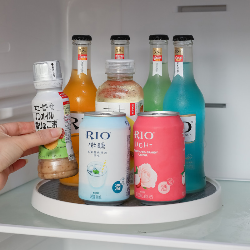 厨房调料架可旋转台面双层调料置物架调味品架佐料调料瓶盘收纳盒,淘宝优惠券,粉丝福利购,淘宝优惠卷