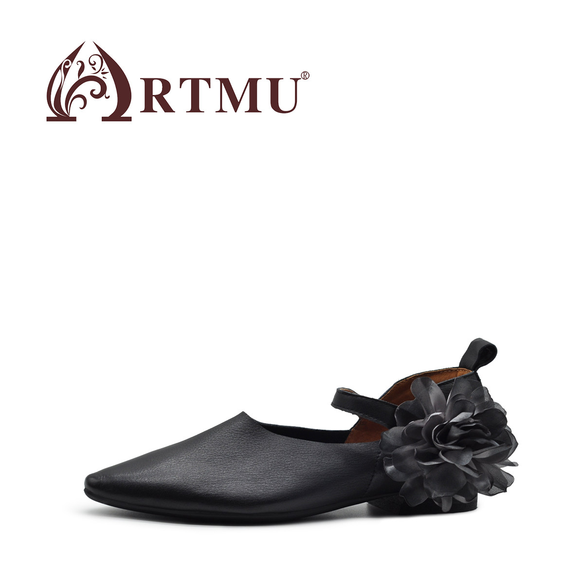 Artmu阿木原创尖头花朵平底单鞋女2026新款配裙子玛丽珍女鞋子,淘宝优惠券,粉丝福利购,淘宝优惠卷